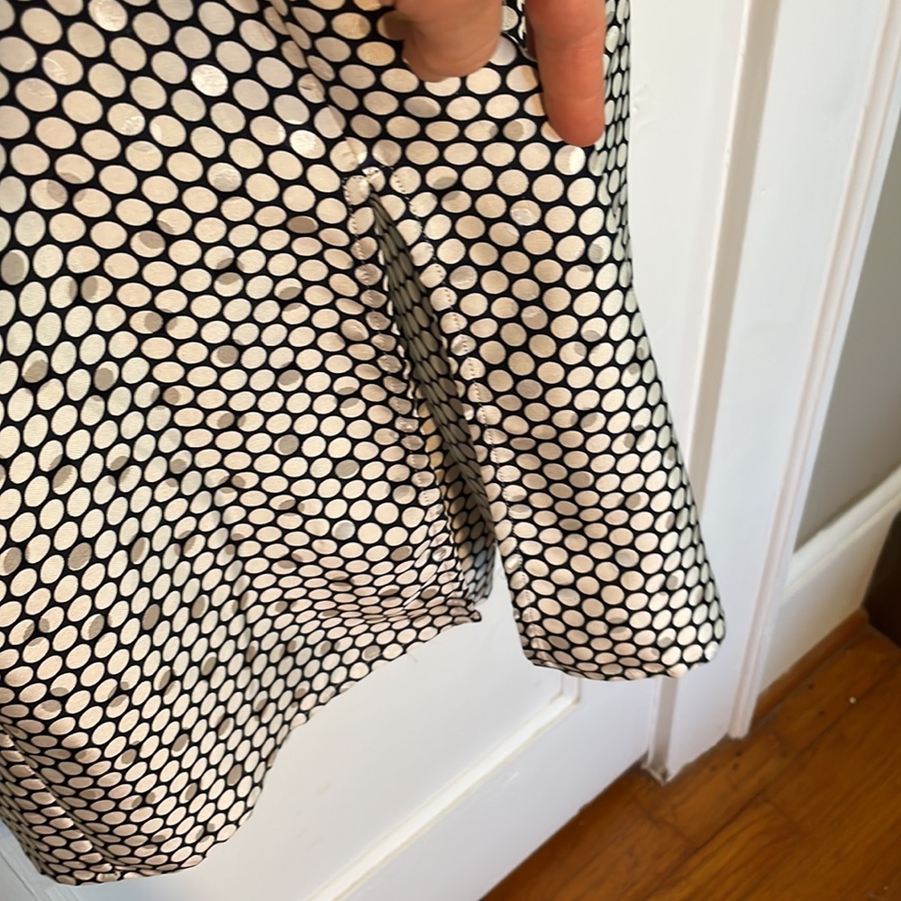 Dvf Simple And Elegant Dot Pattern Wrap Dress Wit… - image 6